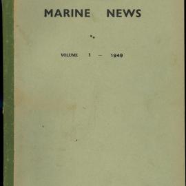 Marine News Volume 1  cover 1949 