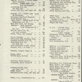 Marine News 1955 Vol 07 Issue Index