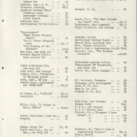 Marine News 1960 Vol 12 Issue Index