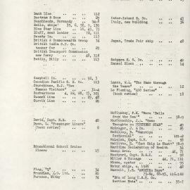 Marine News 1962-63 Vol 14 Issue Index