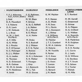 Fleet List Nov 1967- Huntingdon, Huranui, Middlesex, Northumberland, Nottingham