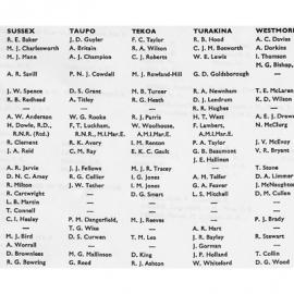 Fleet List Nov 1967 - Sussex, Taupo, Tekoa, Turakina, Westmoreland, Wharanui