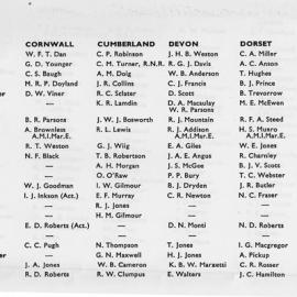 Fleet List Nov 1967 -  Cornwall, Cumberland, Devon, Dorset, Essex